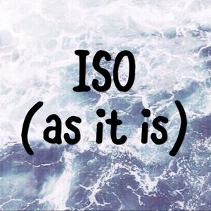 ISO AS IT IS MERCH